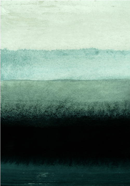 Canvas Shades of Green (70x100 cm) av Iris Lehnhardt