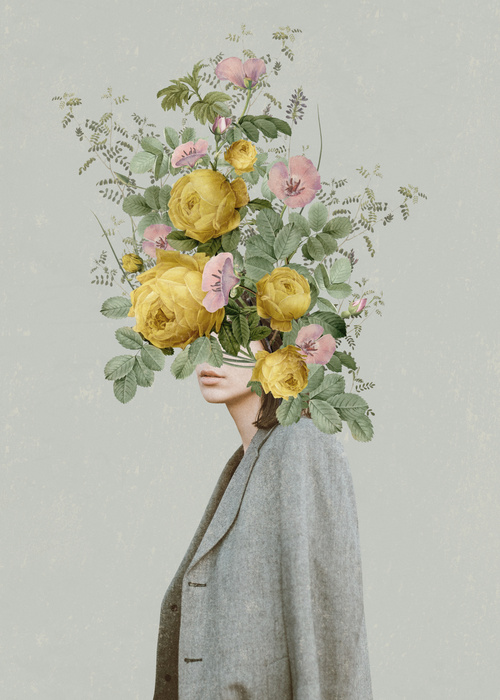 Canvas Yellow Bouquet