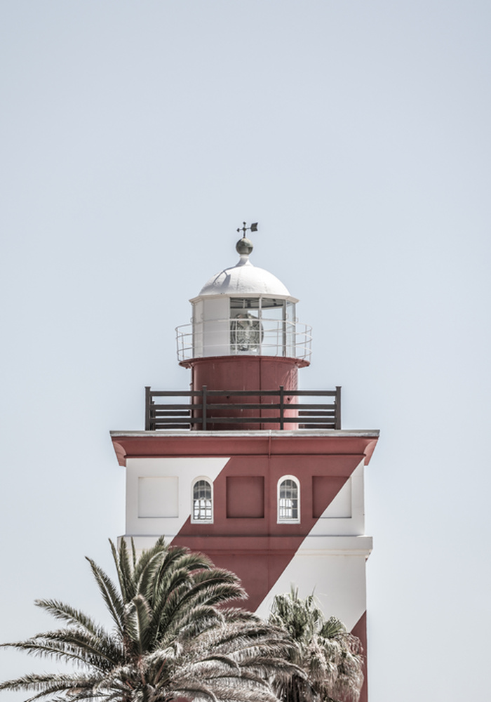Canvas Green Point Light House (70x100 cm) av Clinton Friedman