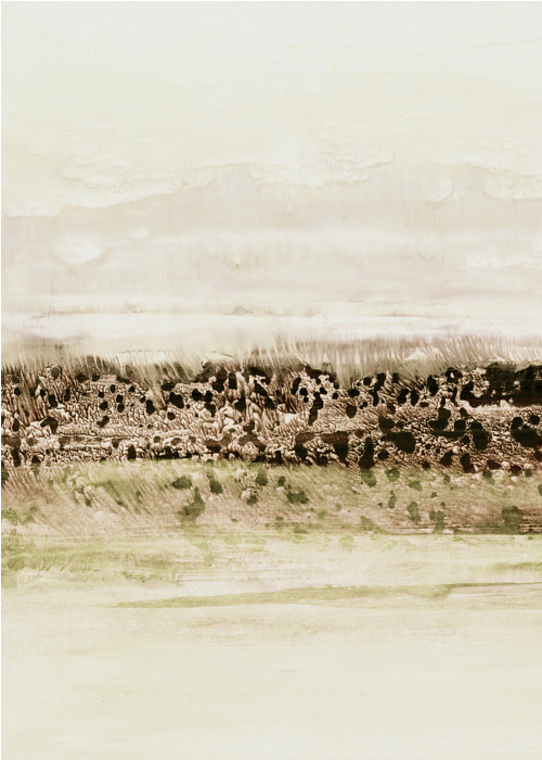 Canvas Green Horizon (50x70 cm) av Iris Lehnhardt