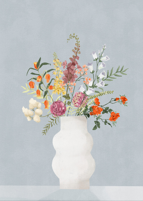 Canvas Blooming Bouquet