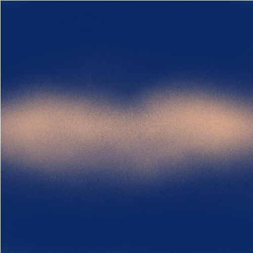 Canvas Beige Cloud (100x100 cm) av Little Dean